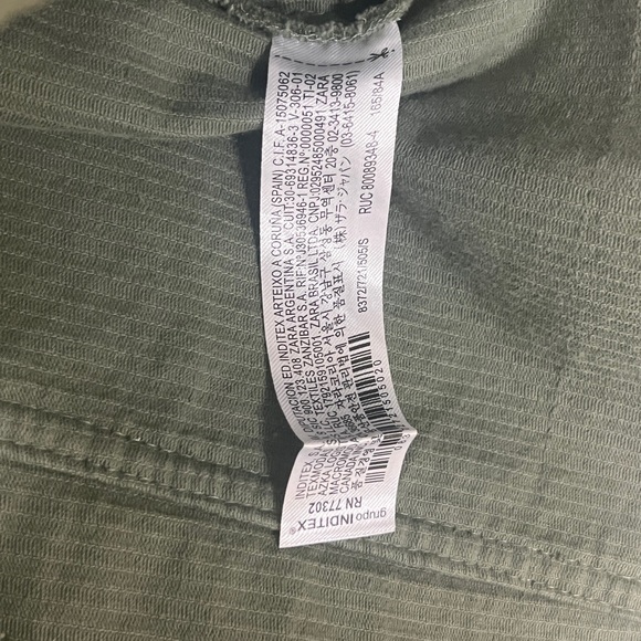Zara Oversized corduroy jacket small - Picture 3 of 3
